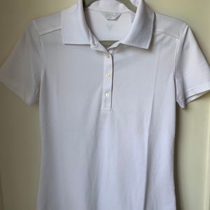 Women's White Callaway Polo